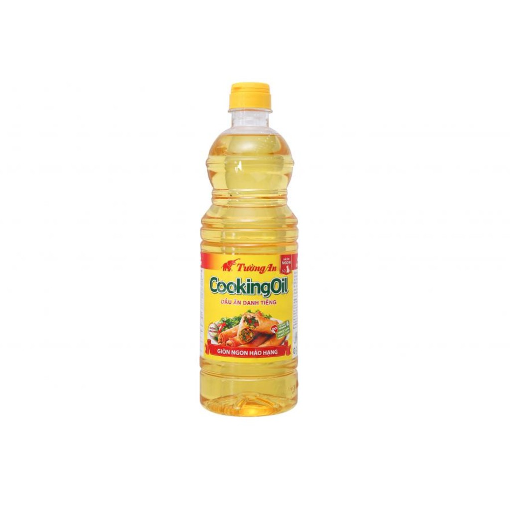 Thùng 12 cha dầu thực vật Tường An Cooking oil chai 1 lít