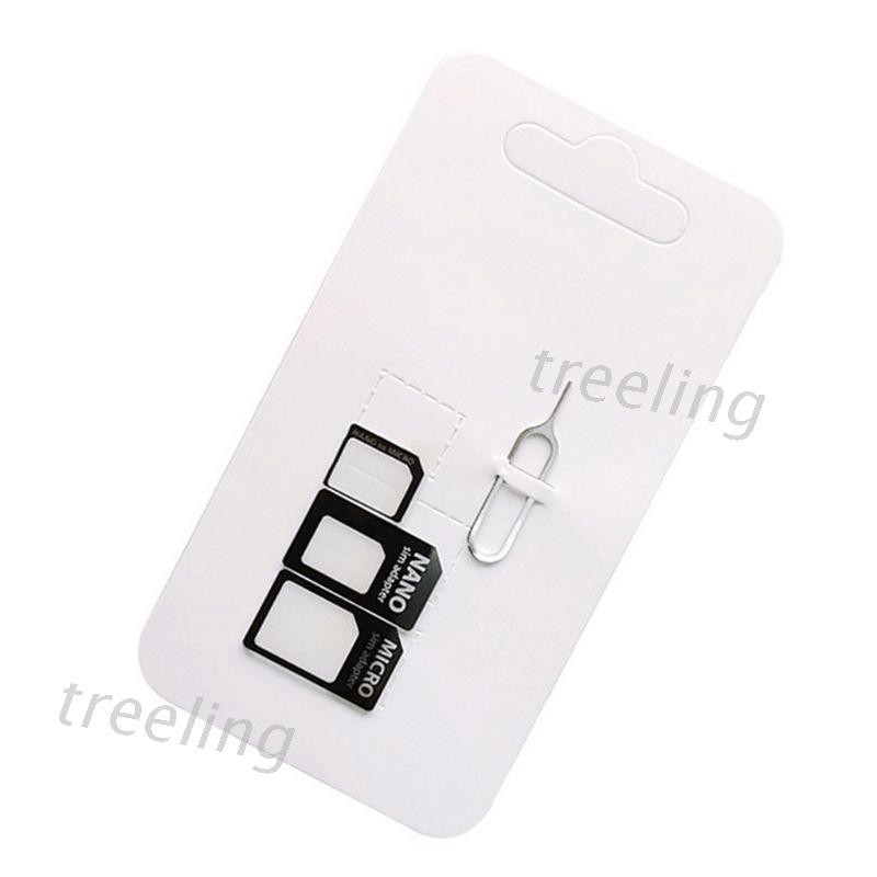 Bộ Chuyển Đổi Treex Timetogetherx 4 Trong 1 Nano Sim Card Micro Standard