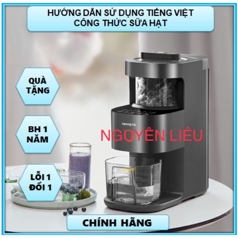 MÁY LÀM SỮA HẠT TỰ ĐỘNG RỬA JOYOUNG Y3 + CỐC XAY KHÔ