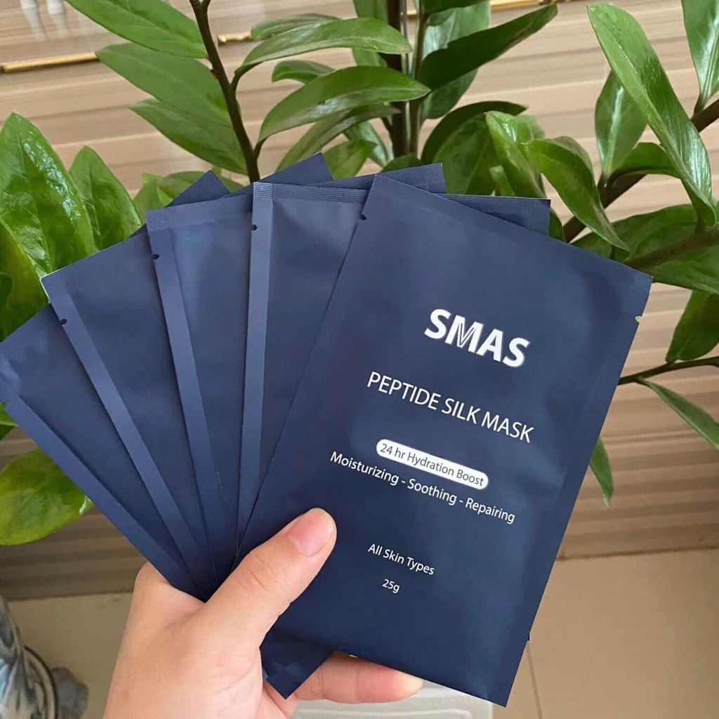 Mặt Nạ Phục Hồi Cấp Ẩm Cao Cấp Smas Peptide Silk Mask -1 Miếng