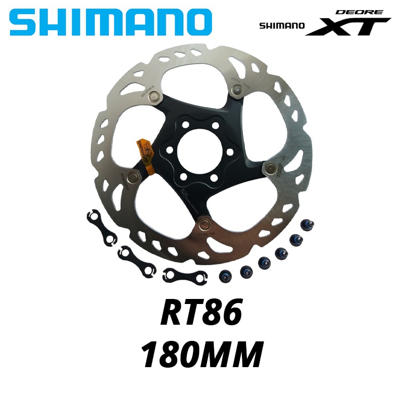 Đĩa Phanh Xe Đạp Shimano Deore XT RT86 6 Bu Lông 160mm 180mm 203mm