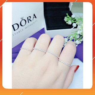 Nhẫn vặn bạc ta - Nhẫn xoắn bạc ta-vàng bạc trang quỳnh