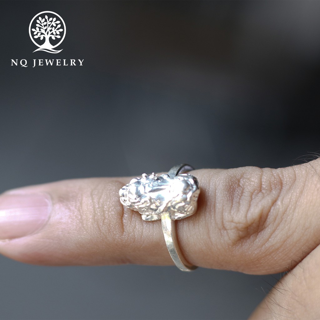 Nhẫn bạc nữ tỳ hưu bạc ni16 - NQ Jewelry