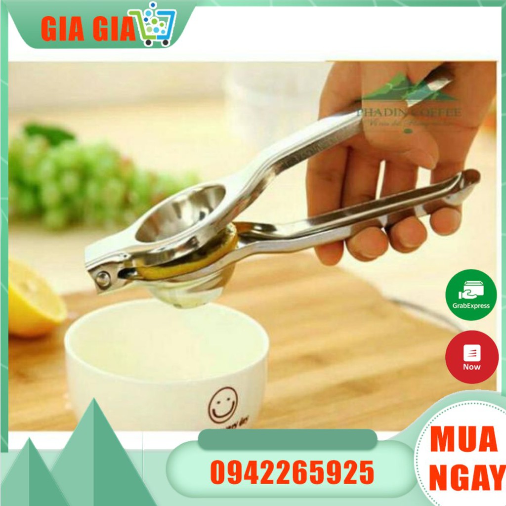 Dụng cụ kẹp ép vắt chanh inox cao cấp Thiết kế dễ cầm tay, dễ sử dụng an toàn, vệ sinh tiện dụng cho gia đình