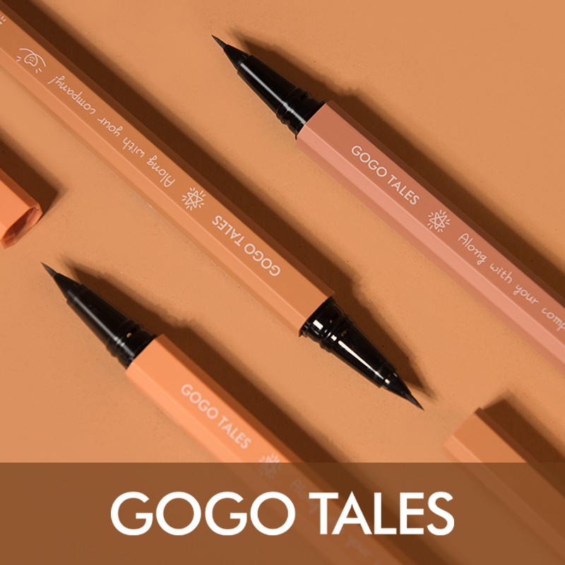 [GOGO TALES]Kẻ mắt GOGO TALES chống nước sắc nét siêu mảnh Slender Beckoning Eyeliner  3 màu GT211 | BigBuy360 - bigbuy360.vn