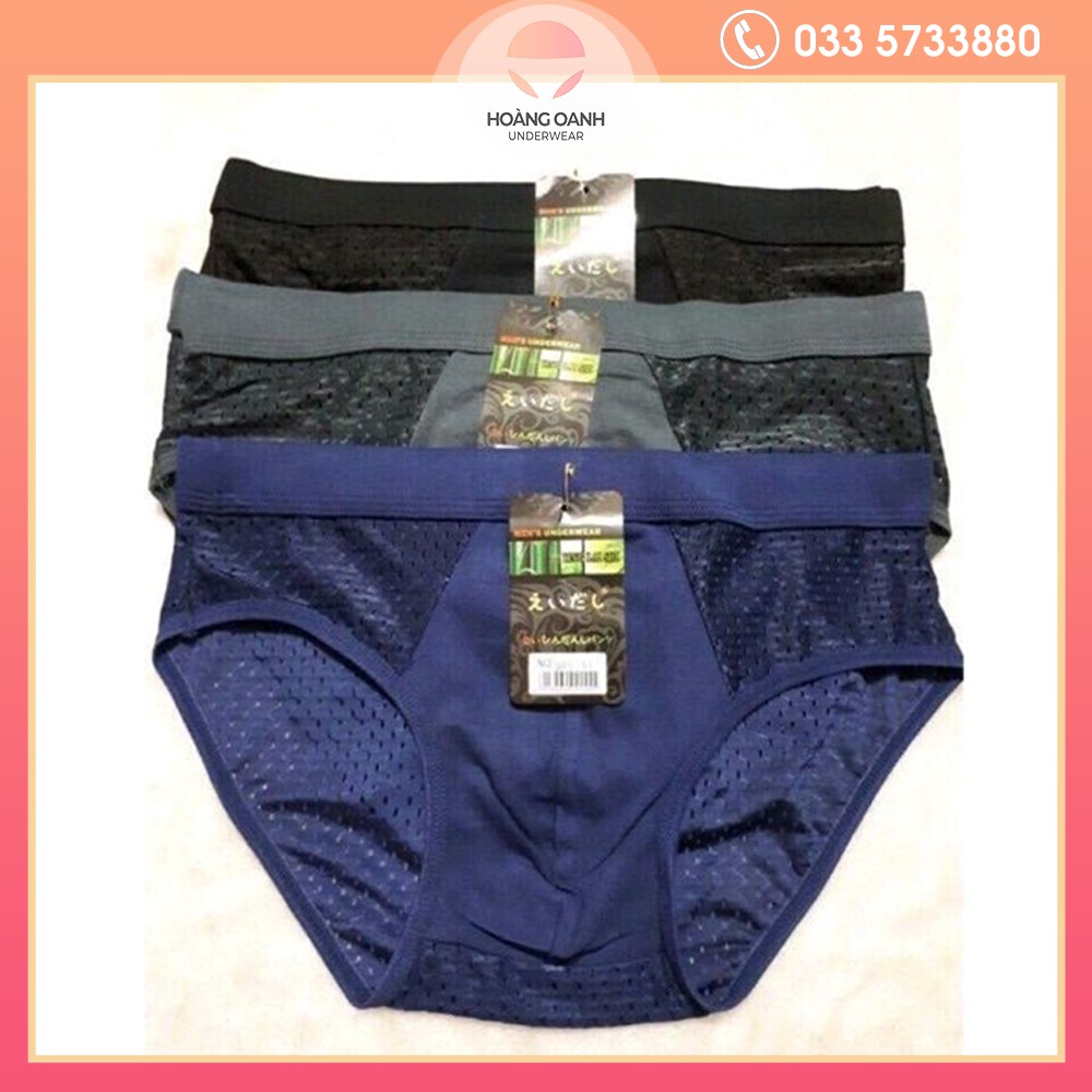 Quần sịp nam Hoàng Oanh Underwear, quần tam giác thông hơi siêu thoáng mát