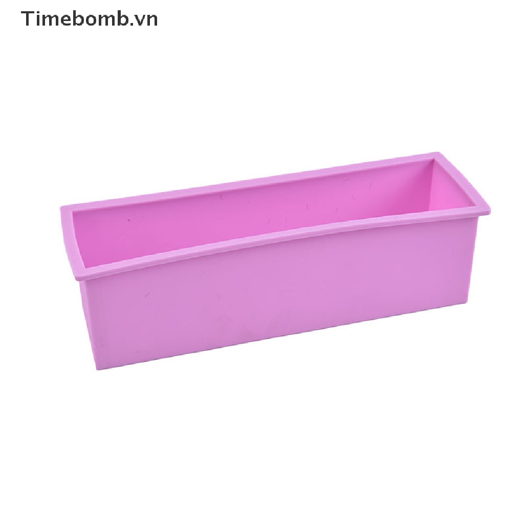 Khuôn Silicone Làm Xà Phòng Hình Chữ Nhật