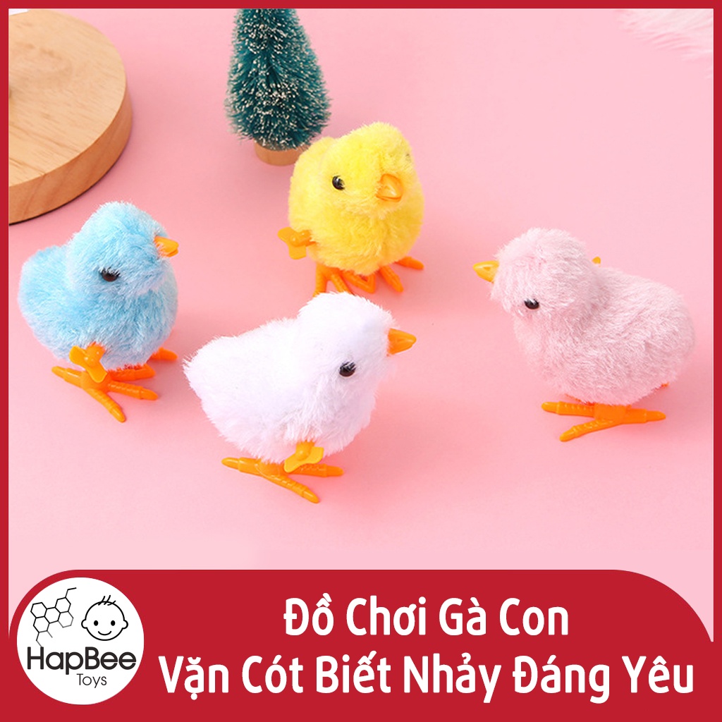 Đồ chơi gà con vặn cót biết nhảy đáng yêu giúp bé tăng cường khả năng vận động