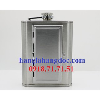 Bình inox 6oz đựng rượu đa năng 2 in 1 siêu tiện dụng (180ml)