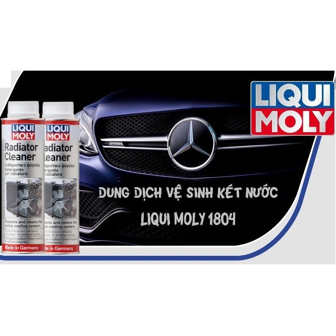 Dung Dịch Vệ Sinh Két Nước, Súc Két Nước 300ml Liqui Moly Radiator  1804 Làm tan các cặn bẩn vôi, dầu mỡ bên trong két.