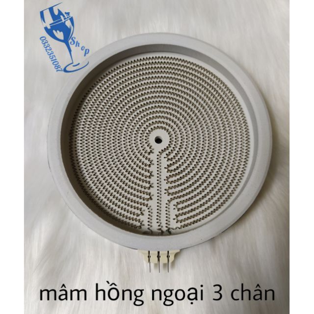 Mâm nhiệt - mâm bếp hồng ngoại 3 chân đường kính ~ 20cm