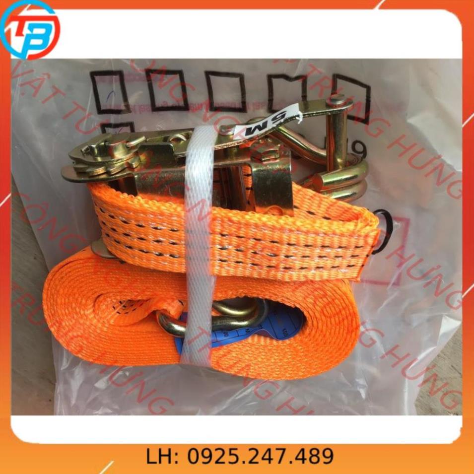 Dây cảo chằng hàng tăng đơ bản 35mm, dài 5m, tải trọng 2 tấn,  thương hiệu TBVINA