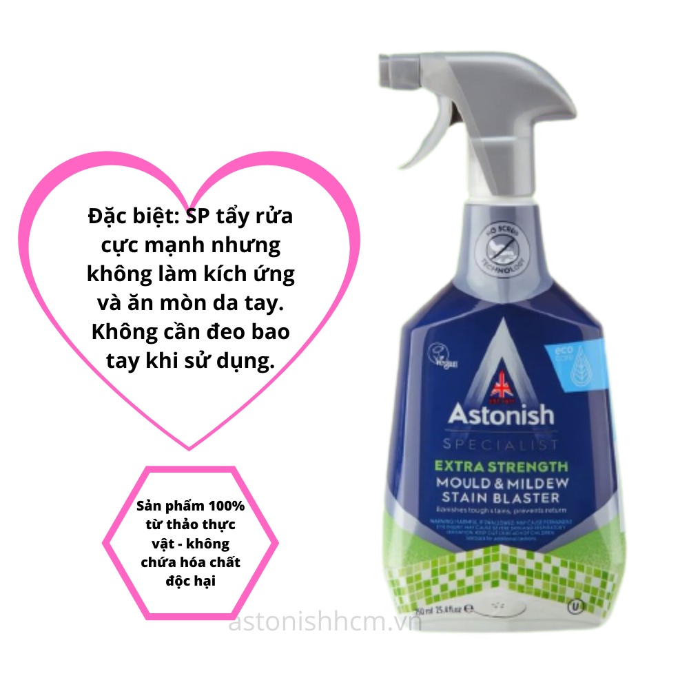 Bình xịt vệ sinh nấm mốc Astonish C1120