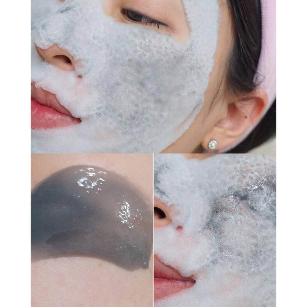 Mặt nạ sủi bọt thải độc trắng da White Award Bubble-De Mask Su:m 37
