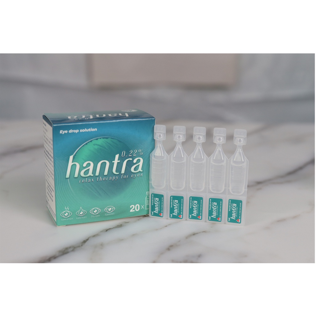 Dung Dịch Nhỏ Mắt HANTRA ( Hộp 20 tép 1ml)