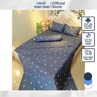 Bộ chăn hè ga gối cotton poly combo 5 món - nhiều mẫu lựa chọn - set chăn hè cotton poly 5 món thấm hút mồ hôi tốt