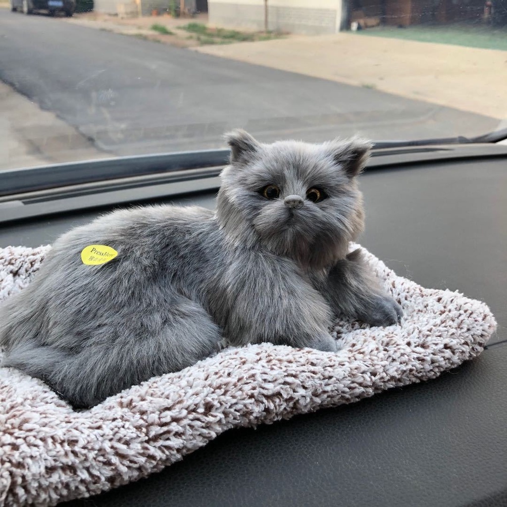 Chó bông dễ thương than hoạt tính khử mùi trên xe hơi , khử mùi ô tô - mèo bông chứa than hoạt tính