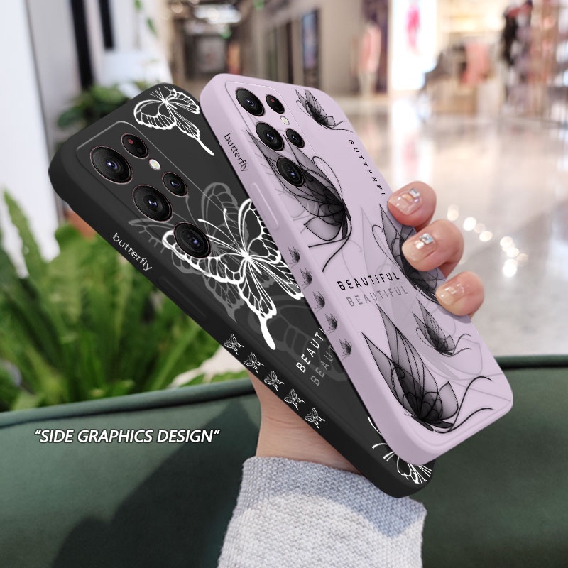 Bao Da Điện Thoại Thời Trang Cho samsung galaxy s23 s22 fe ultra plus Ốp