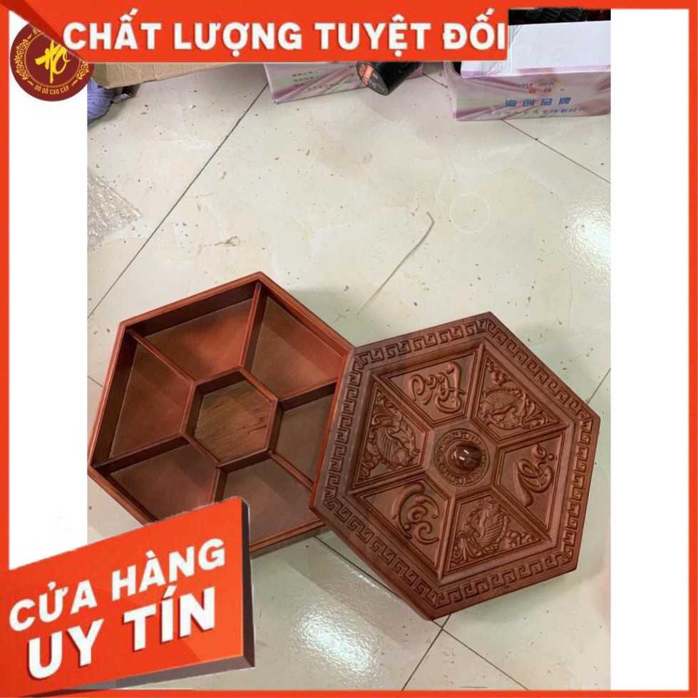 [ FREE SHIP ] Khay đựng bánh kẹo tết bằng gỗ thiết kế cao cấp - BẢO HÀNH 1 ĐỔI 1 KHÔNG ƯNG HOẢN TIỀN - ĐÚNG ẢNH ĐÚNG MẪU