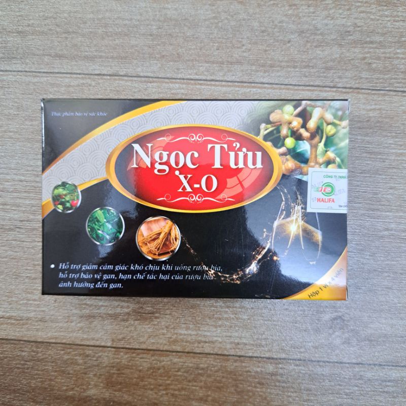 Viên giải rượu NGỌC TỬU X-O hỗ trợ gan ,hạn chế tác hại của bia rượu giải rượu WIN 21 , Me 21_Hộp 4viên