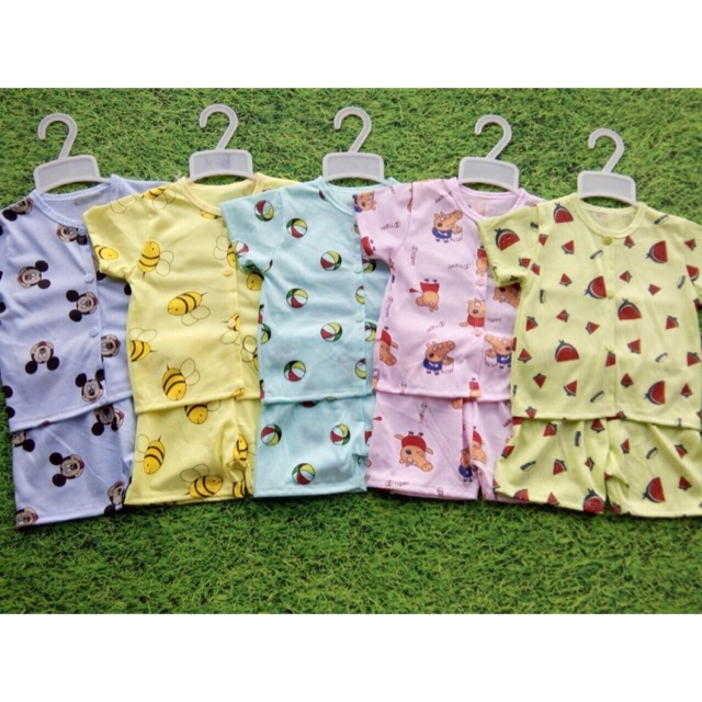 Combo 5 bộ lợn khuy giữa 4-15kg