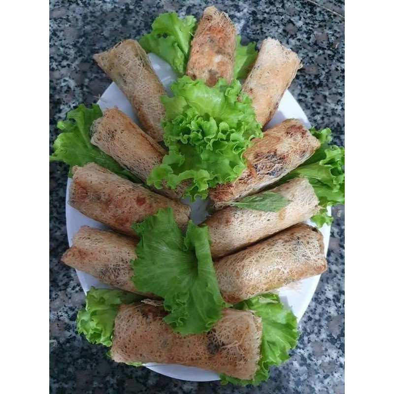 Nem dế hải sản khay 10 cái