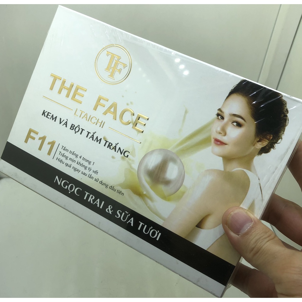 Tắm Trắng Ngọc Trai Sữa Non The Face F11