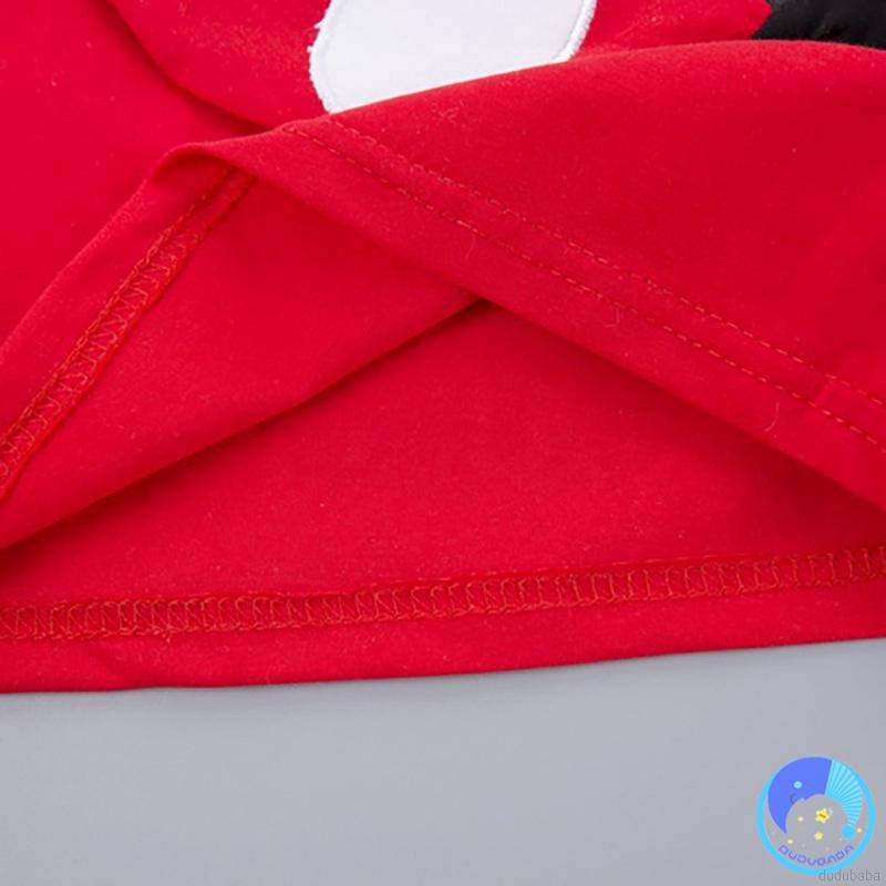 Bộ Áo Thun Tay Ngắn &amp; Quần Đùi Họa Tiết Hoạt Hình Thời Trang Mùa Hè Bằng Vải Cotton Cho Bé Trai Từ 0-4 Tuổi