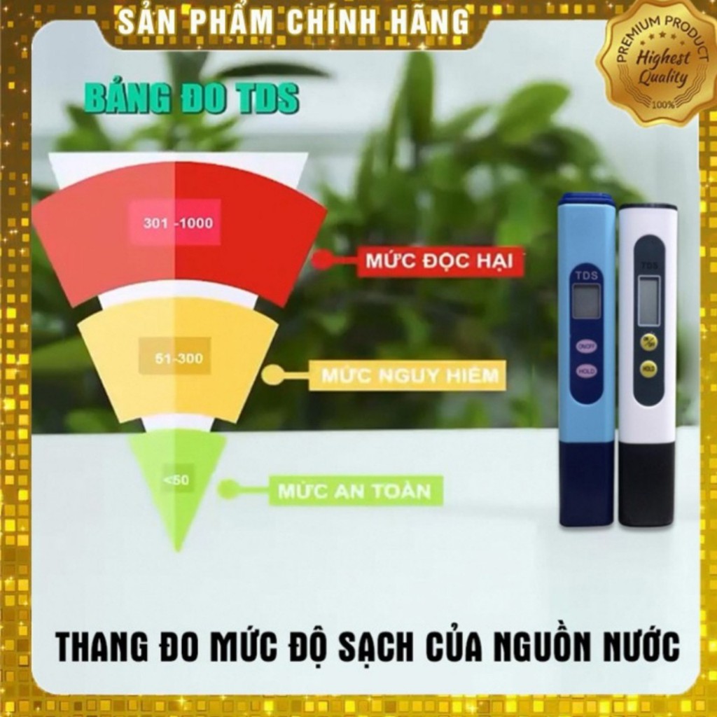 [GIA_TOT] Bút thử nước- Máy kiểm tra chất lượng nước- Bút máy đo nước TDS