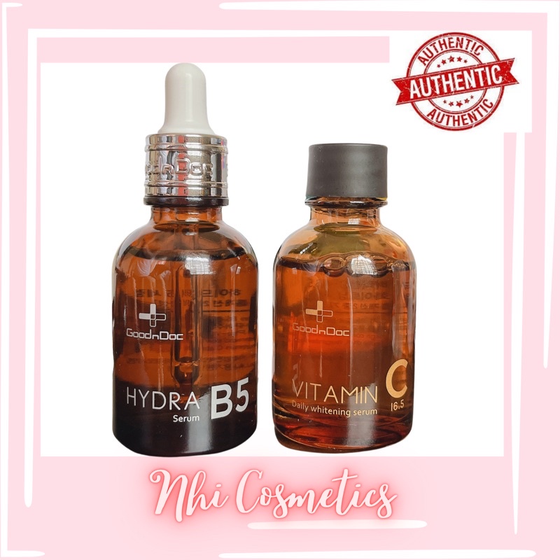 [Mã 1911FMCGSALE giảm 8% đơn 500K] SERUM DƯỠNG TRẮNG VÀ CẤP ẨM PHỤC HỒI DA GOODNDOC HYDRA B5