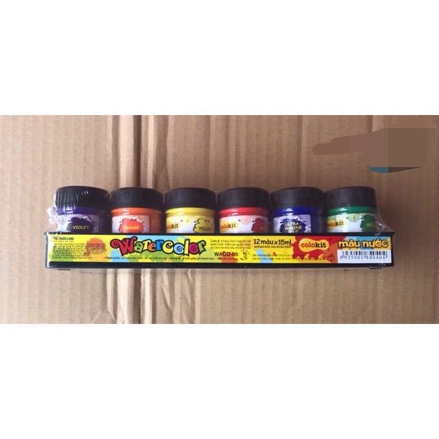 Lốc 6 hộp màu nước