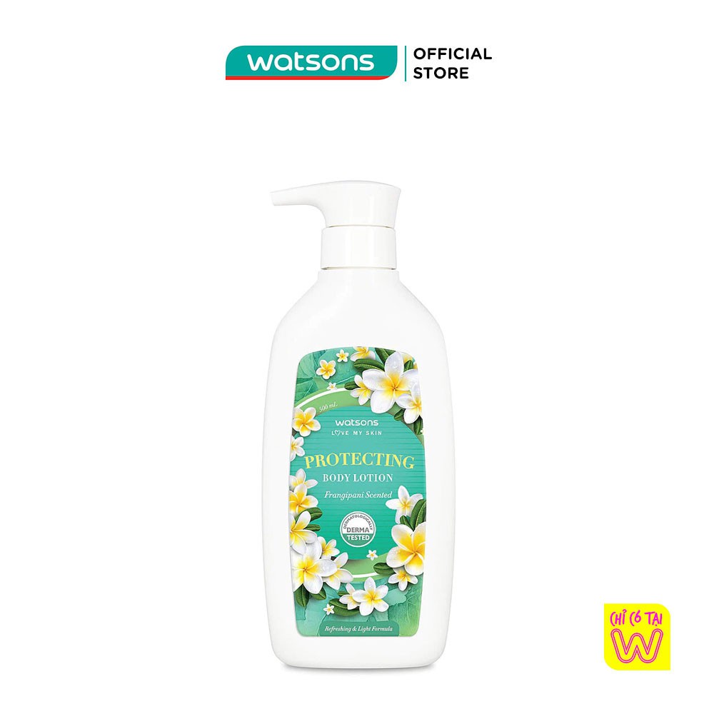 Sữa Dưỡng Thể Watsons Protecting Frangipani Hương Hoa Sứ Giúp Bảo Vệ Làn Da 500ml