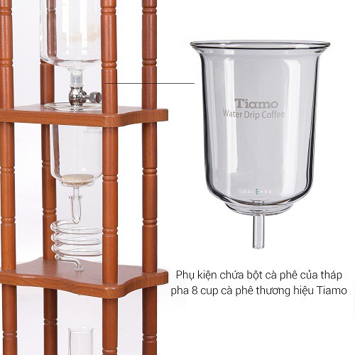 Bộ dụng cụ pha cà phê cold drip vuông