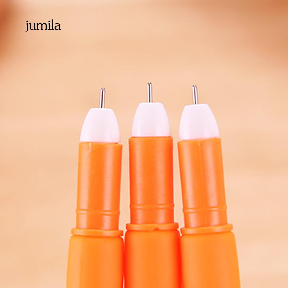 Bút mực gel ngòi 0.5mm tạo hình củ cà rốt sáng tạo