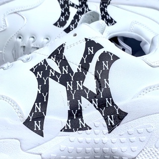 [GG STORE]Giày Sneaker MLB Monogram Đen| MLB NY Monogram Chữ NHỏ