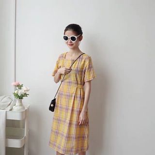 1086 Váy Kẻ Caro Dáng Mới!!!
