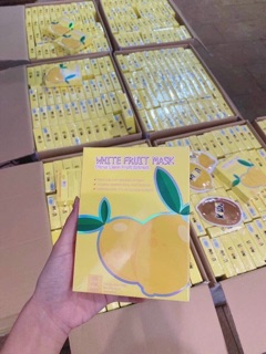 🍋🍋Ủ trắng chanh Lemon White Fruit Mask 🍋🍋