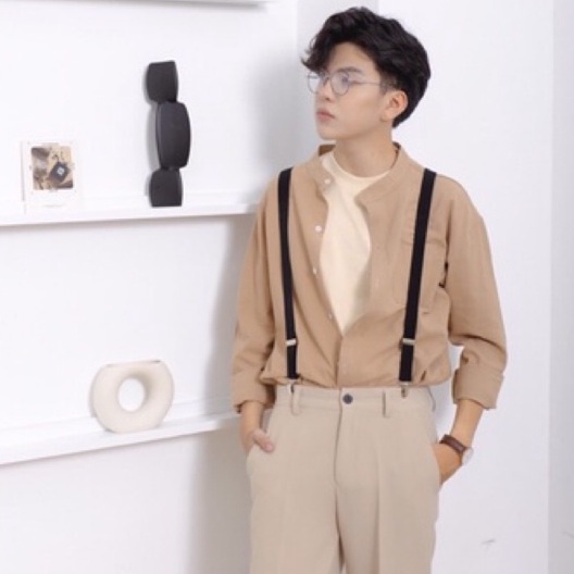 Sơ Mi Cổ Trụ Kim Mã Mới RHODISHOP