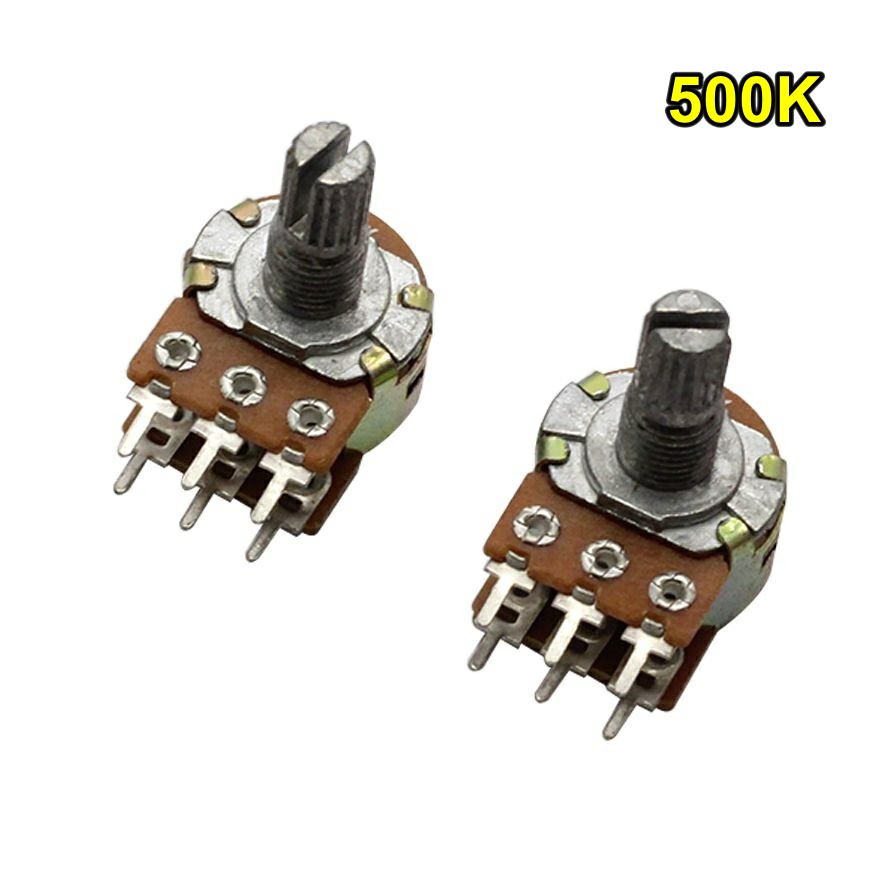 Triết áp đôi 500K WH148-B500K 15mm chất lượng tốt