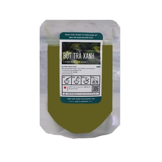 Bột trà xanh sấy lạnh - Bột trà xanh nguyên chất - Handmade 100gr