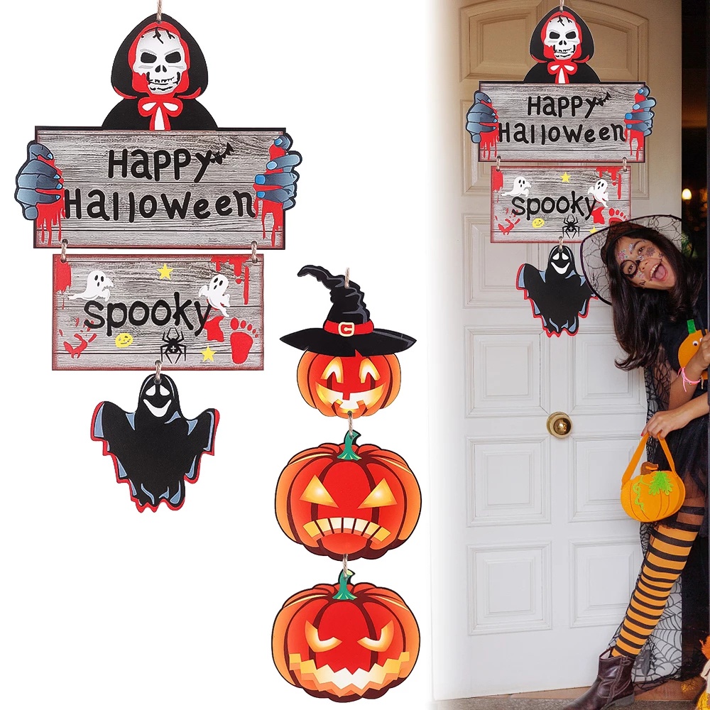 Biển Hiệu Treo Cửa Trang Trí Halloween