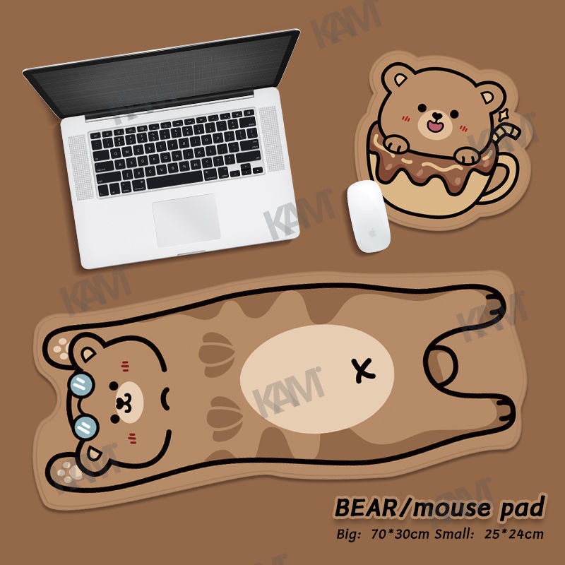 Kam Phim hoạt hình dễ thương tấm lót chuột trò chơi dày tấm lót bàn lớn chống trượt tấm lót chuột máy tính HD in ấn bàn phím văn phòng bàn phím trang trí phòng có thể giặt được