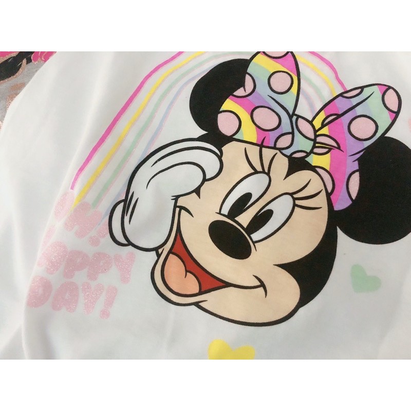 Áo phông Minnie 2 mặt xuất dư size 2y-6y