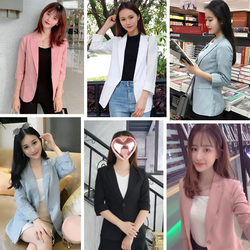 [ORDER] Áo Vest Blazer Linen Hàn Quốc Bốn Mùa 2020 (4 màu)