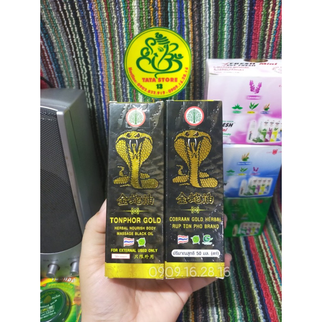 DẦU RẮN HỔ MANG THÁI LAN HIỆU TONPHOR GOLD - COBRAAN GOLD [ NỘI ĐỊA ] | BigBuy360 - bigbuy360.vn