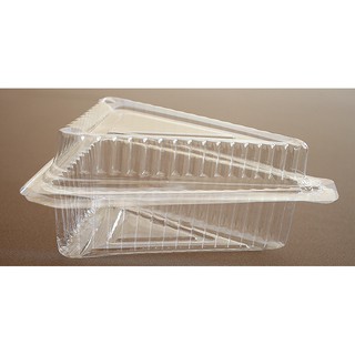Lố 100 hộp nhựa TAM GIÁC đựng bánh, hộp nhựa dùng 1 lần
