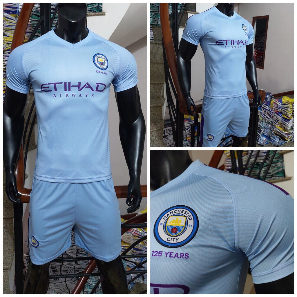 Áo bóng đá Man City xanh ngọc sân nhà 2019-2020