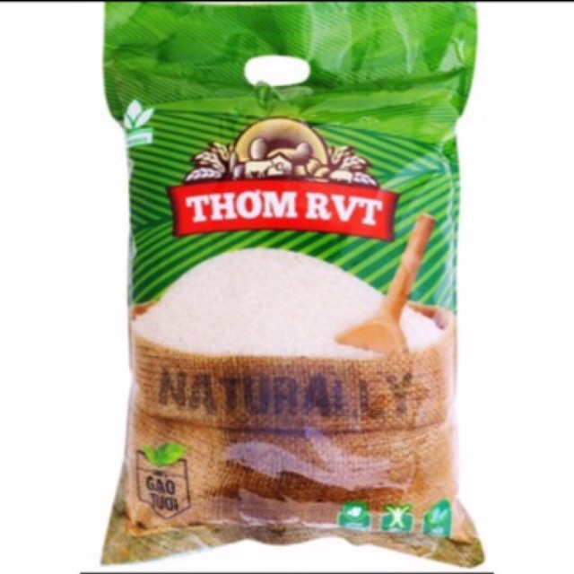 (5kg) Gạo Thơm RVT (Shop cam kết gạo chuẩn và an toàn)