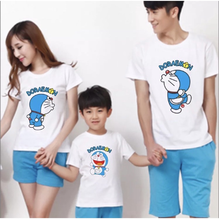 Áo Phông gia Đình, Áo Đồng Phục Gia Đình In Hình Dễ Thương Vải Mát