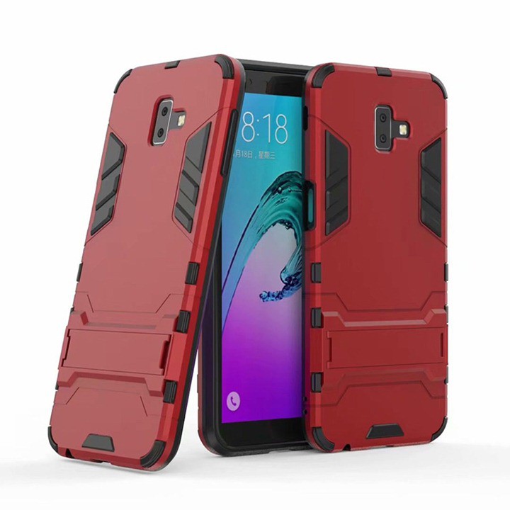 ốp lưng samsung j6 plus j6+ iron man tpu chống sốc